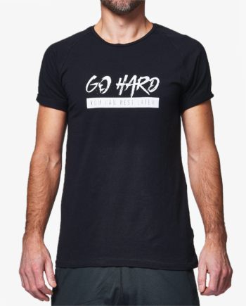 GHOGH_GO HARD T-shirt Black
